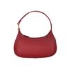Eve 31 Solid Color Pleated Hardware Zipper Closure Glove Tanned Leather Saddle Bag Shoulder Handbag Large Women Handbags Red CM530-B4E5D