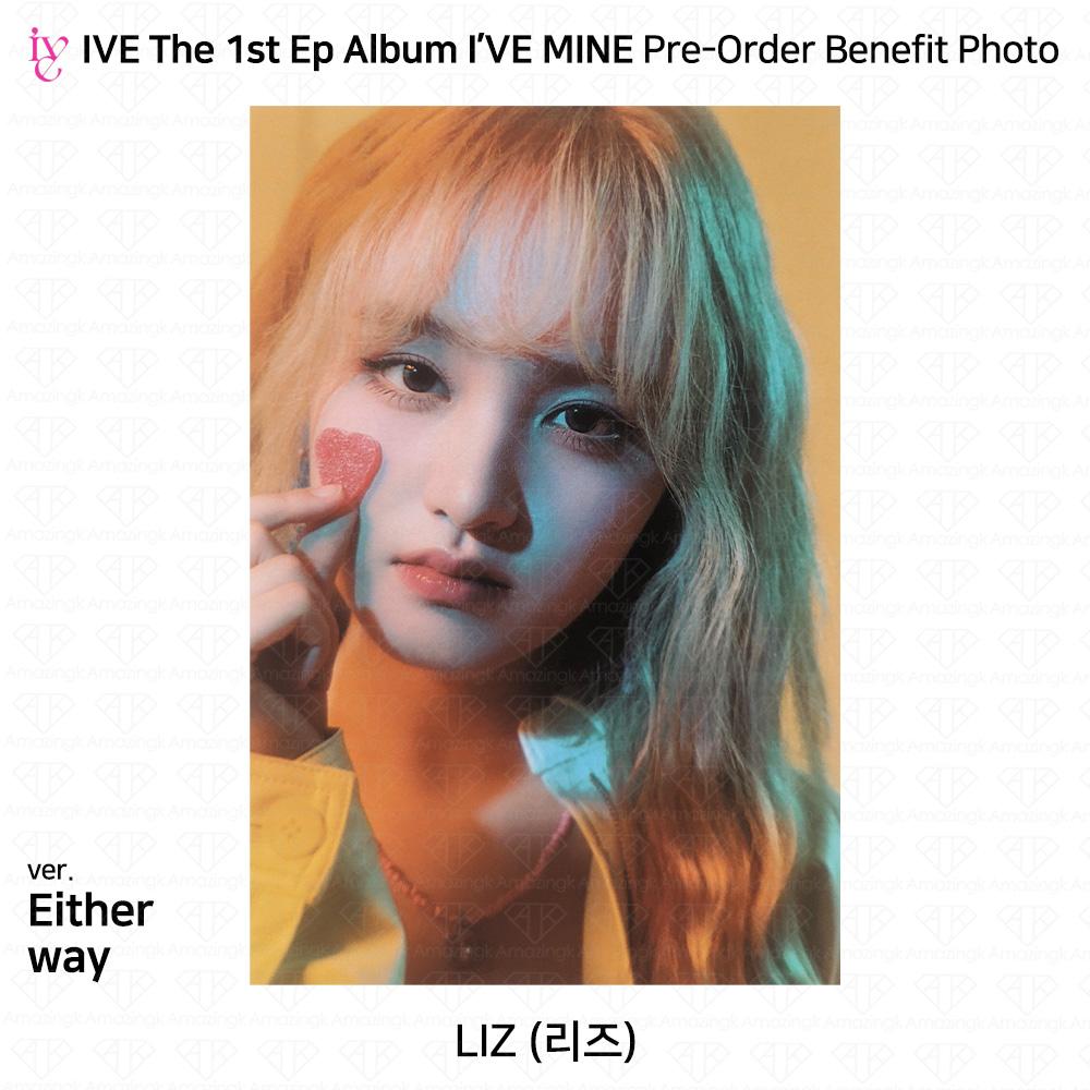 IVE Primul EP I'VE MINE Foto oficială Polaroid Sticker pliat Poster KPOP
