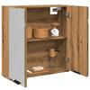 VidaXL Bathroom Mirror Cabinet Artisan Oak 64x20x66.5 Cm, Mirror Cupboard, Wall Cabinet with Mirror, 856941