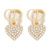 Metal Clip On Earrings Women's Gold E4186WOMCY_D03S