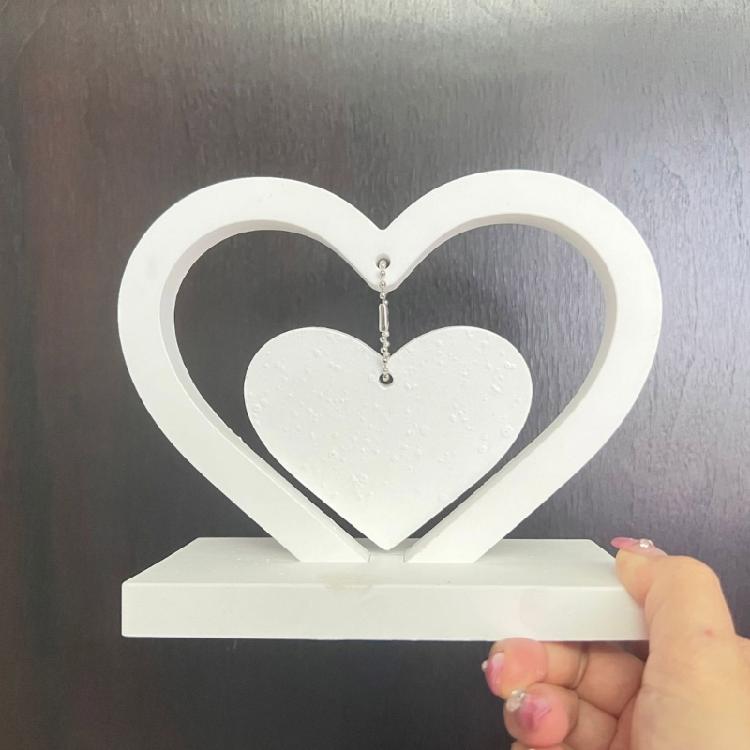 Heart Shape Silicone Mold for DIY Casting Epoxy Mould Resin Photo Frame Molds