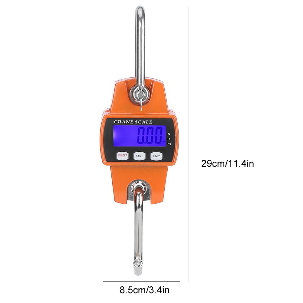 SUNDELY® 300KG Industrial Crane Hoist Scale LCD Digital Electronic Hook Hanging Weight SUNDELY® 300KG Industrial Crane Hoist Scale LCD Digital Electronic Hook Hanging Weight