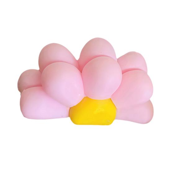 Flower Photo Holder Stand 3D Printed Wildflower Shape Name Place Card Holder Mini Table розовый
