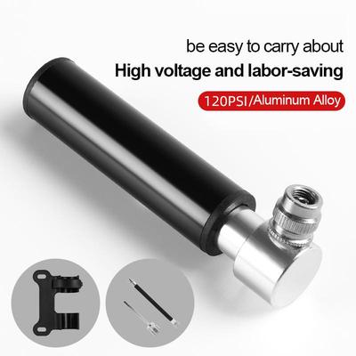 Mini Pompa Bici Valvola Schrader Presta Pompa Ciclismo MTB Strada Lega di Alluminio Pompa Aria Manuale Bici Gonfiatore Pneumatici Accessori