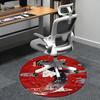 Traditional Japanese Kimono,Geisha Dance Chair Mat Round Rug Office Carpet, Non Slip, Suitable for Living Rooms, Bedrooms Decor.1205227a