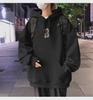 Men's Hong Kong Style Retro Hooded Sweatshirt - Spring/Fall American Heavyweight High Street Trendy Loose Jacket with Plus Velvet