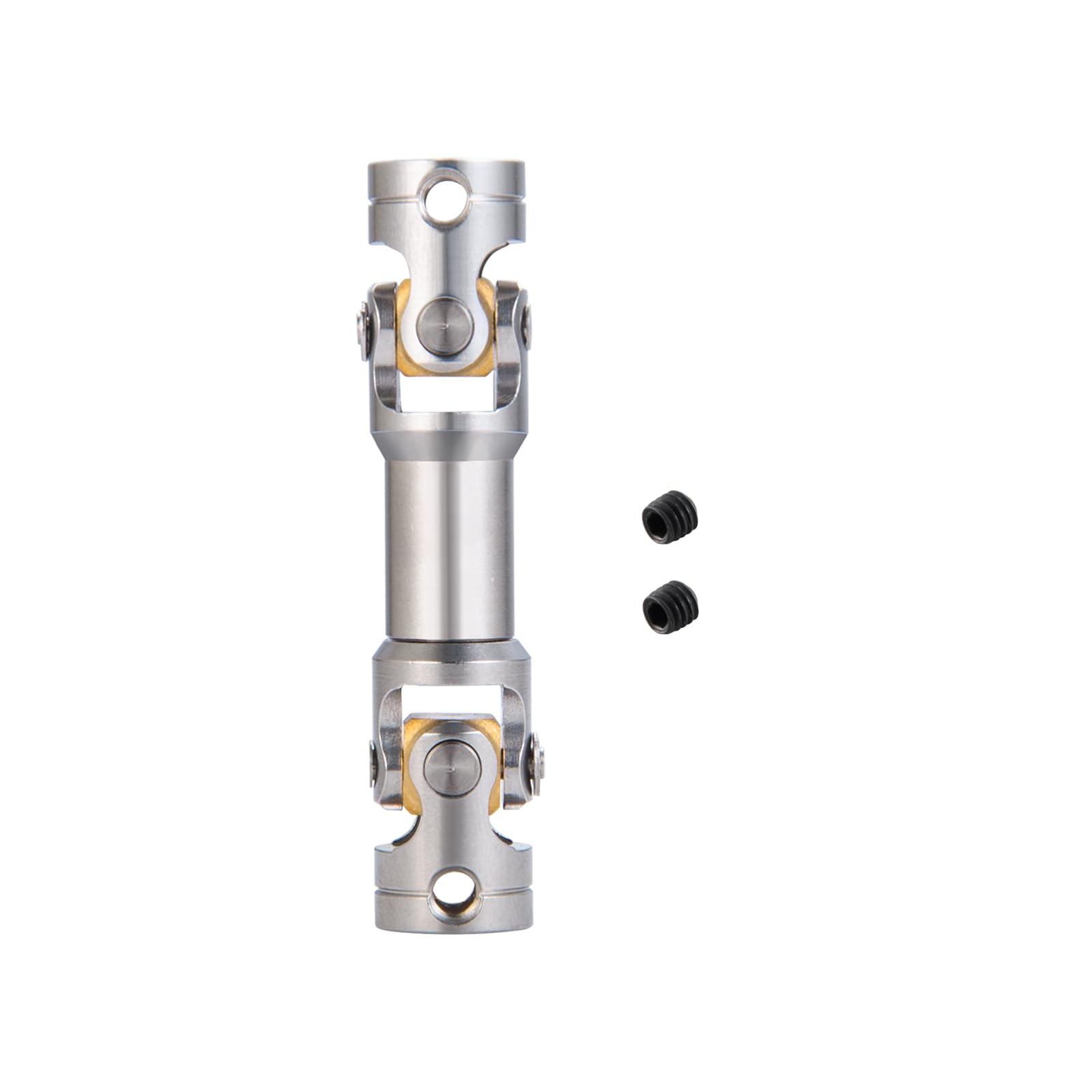 

TRZX RC Металевий Привідний Вал 40-260мм Запчастина для Модернізації для 1:14 Tamiya Тягач для причепа Радіокерована машина-краулер (45-50 мм)