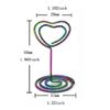 Set Of 10 Plated Memo Photo Note Clips Desktop Table Card Holders Note Organizers Set Heart Shaped Table Card Holders