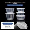 CHAHUA Disposable Round Plastic Food Container with Lid