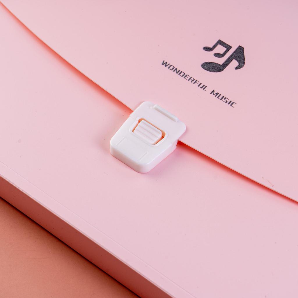 Student Blue 13-Layer Accordion File Folder - A4 Capacity Organizer