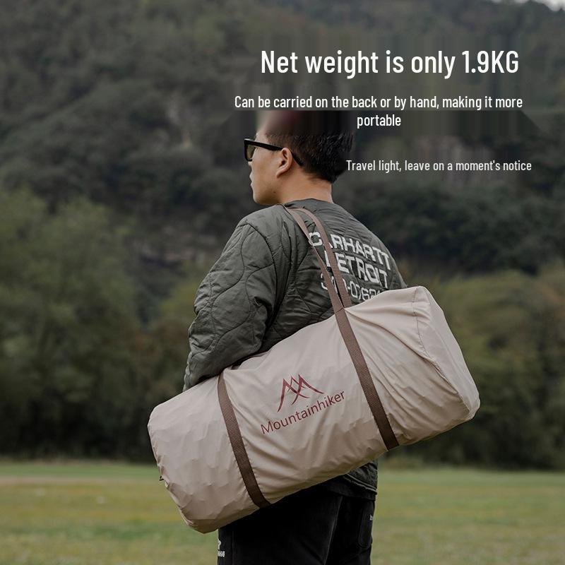 Mountain Outdoor Camping Inflatable Bed with Built-in Pump – Lightweight and Convenient Mattress