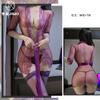 Sex Underwear End of Season New Lace Tulle See-through Straps Nightgown Hot Temptation Lace Set