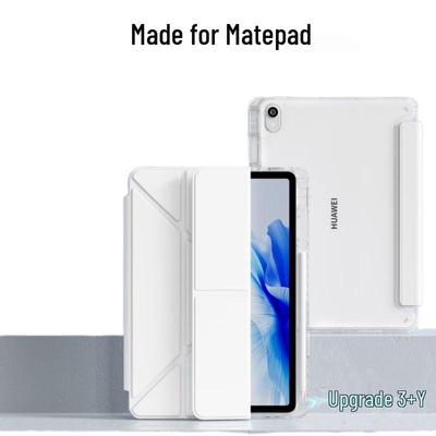Étui de protection en acrylique avec emplacement pour stylet pour Huawei MatePad 11.5s, 11 pouces, conception anti-pliure