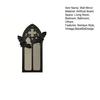 Gothic Cathedral Window Mirror Vintage Baroque Wooden Black Bat Mirror