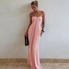 Summer New Women's Clothing Fashion Neck Off the Shoulders Sexy Tube Top Holiday Style Dress Women