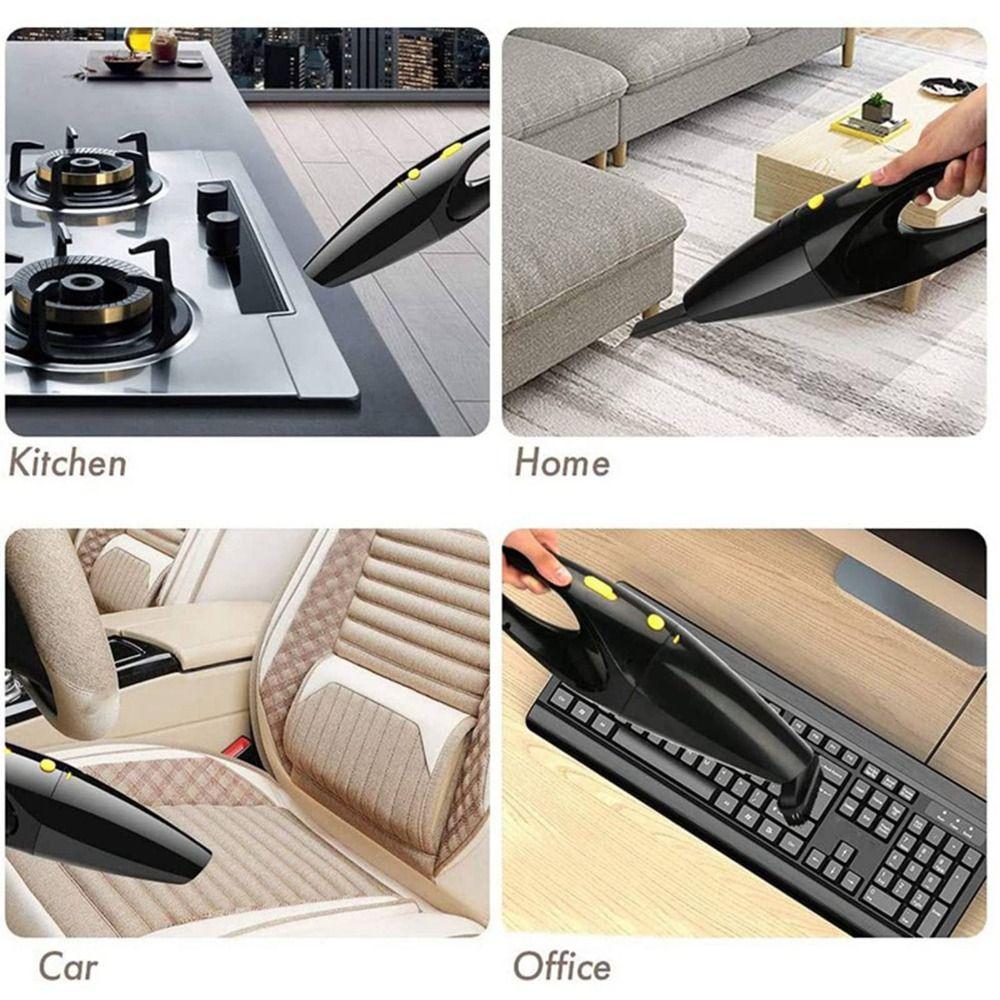 Wet and Dry Car Vacuum Cleaner Rechargeable Dust Catcher Portable Handheld Vacuum  for Car Home