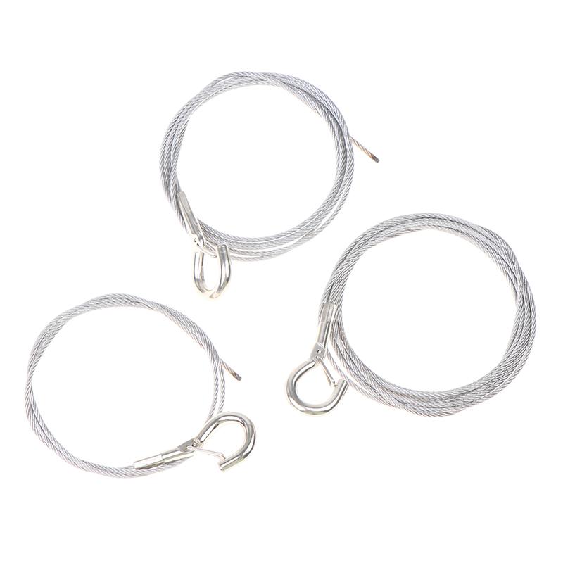 Locking Stainless Steel Wire Rope Adjustable Retractable Suspension Lanyard for Industrial Equipment Hanging Work