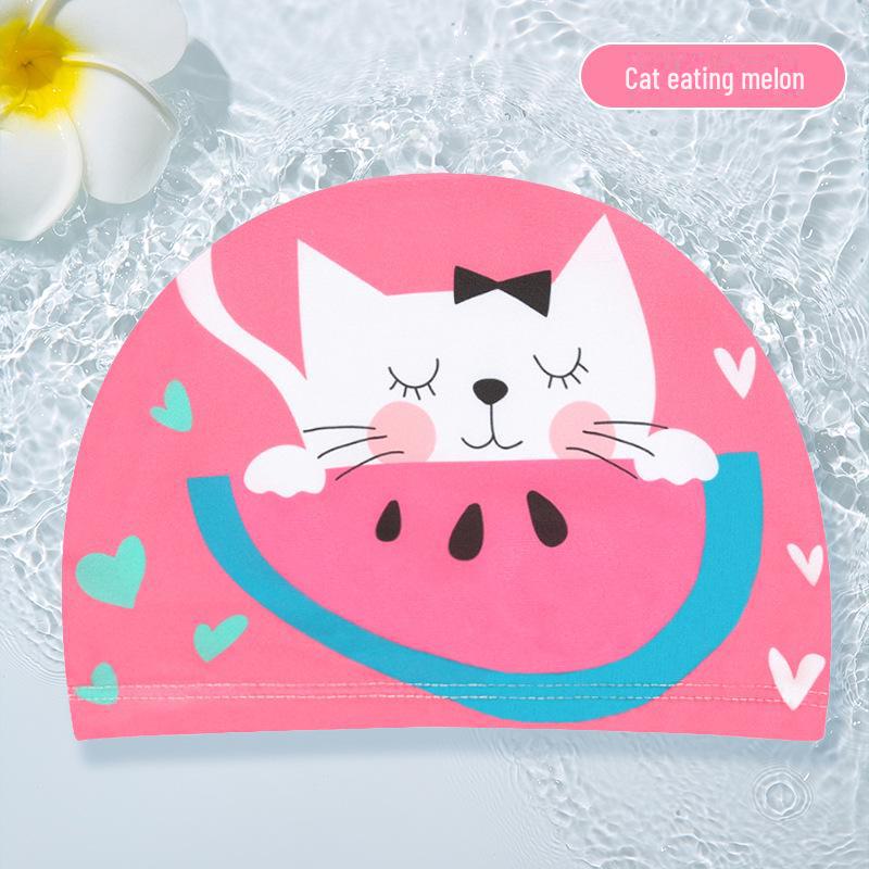 Dětské koupací čepice s kresleným potiskem pro chlapce, dívky, nemluvňata a kojence