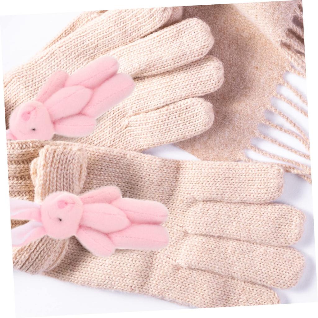 VORCOOL 15pcs Knuckle Rabbit Pendant Stuffed Animal Baby Rabbit Doll PP Cotton