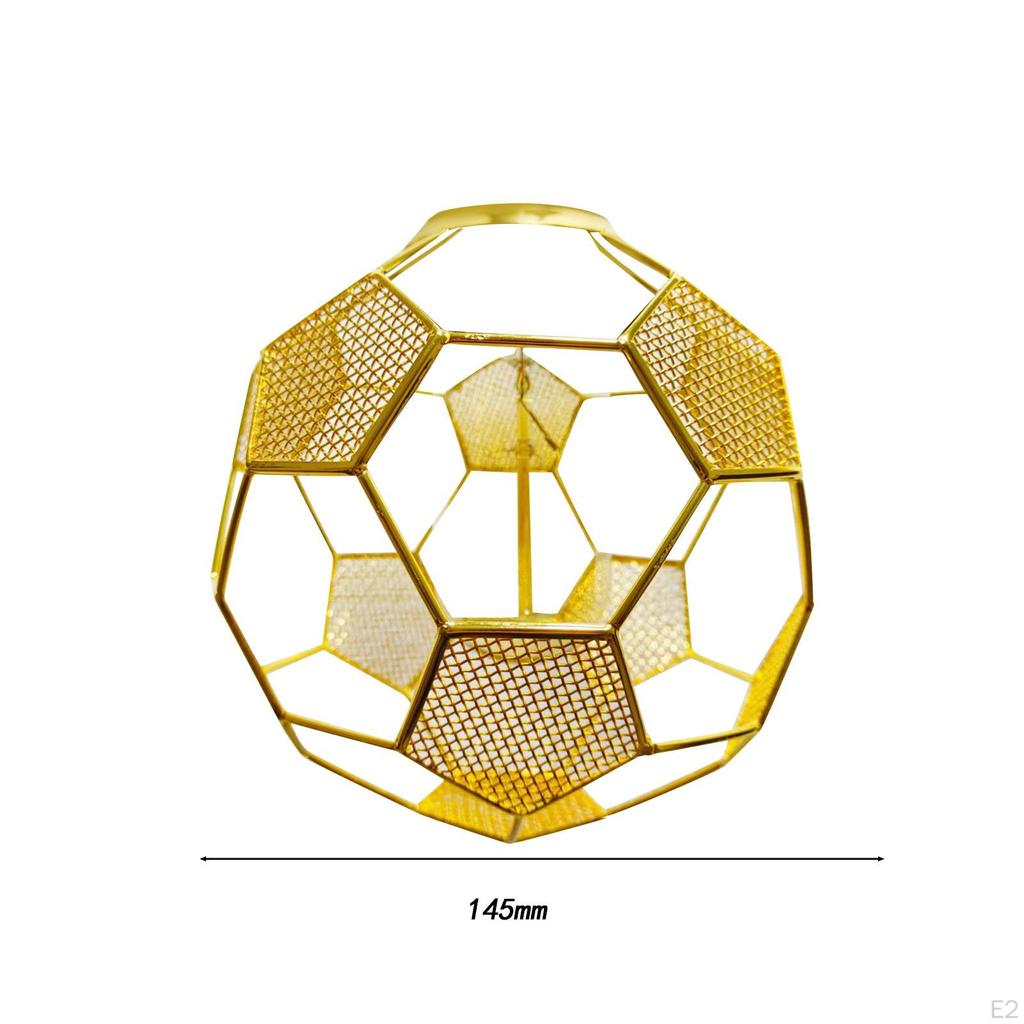 Contemporary Wire Pendant Light Fixture in Soccer for Home Decor