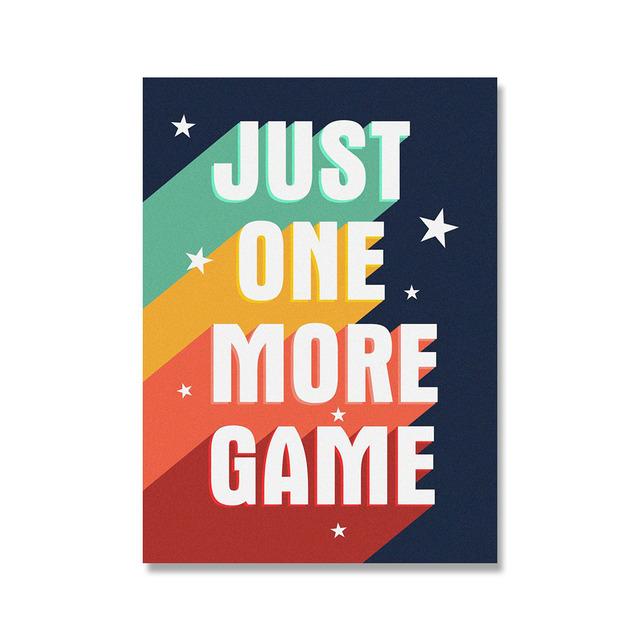 Nordic Funny Text Quote Posters and Prints Need My Video Games Canvas Painting Modern Wall Pictures for Gaming Room Home Decor