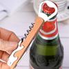 2PCS Wooden Handle Wine Bottle Opener 4 In 1 Stainless Steel Beer Cap Openers Personalize Beer Bottle Opener Wedding Party Gifts