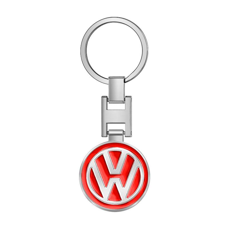 1Pcs Car Emblem Keychain Key Ring Accessories For Volkswagen Magotan Sagitar Golf-4 5 6 7 Magotan Polaris Boracay MK7 MK6 MK5