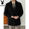 PLAYBOY Men's Wool-Cashmere Blend Business Coat