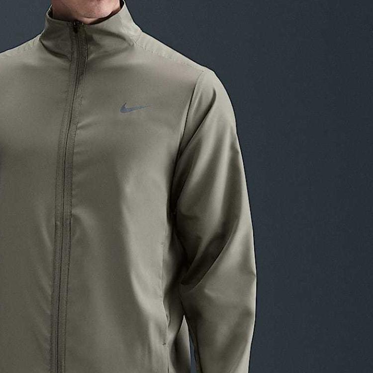 Nike Swoosh Comfortable Versatile Simple Fashion Solid Color Jacket Men Jackets Light-Army-Green FB7500-320