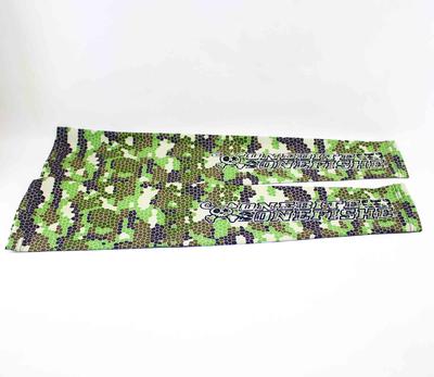 One Bite One Fish OBOF Arm Sleeves Green Camo (0184)