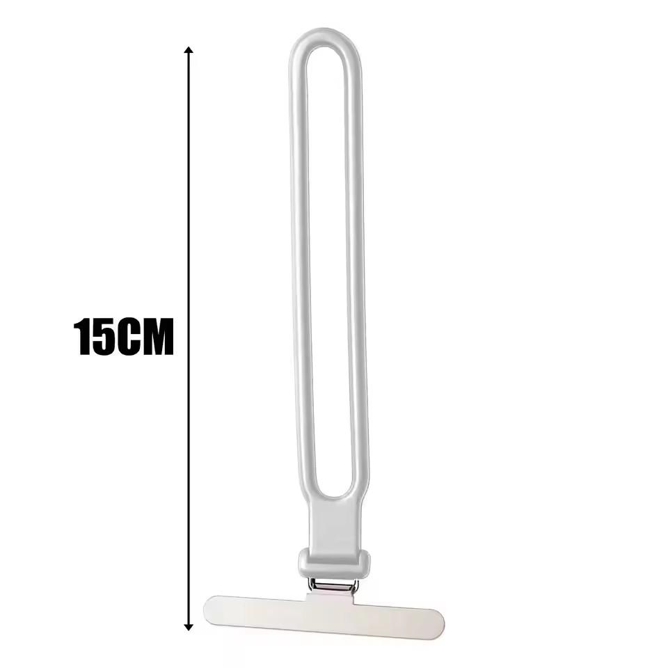 

3/2/1Pcs 2in1 Silicone Mobile Phone Wrist Straps Short Lanyard Soft Hanging Cord with Stainless Steel Metal Tether Tab Gasket