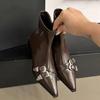 Niche Fashion Comfortable Versatile Pointed Martin Boots Season Fashion Temperament Thin Boots