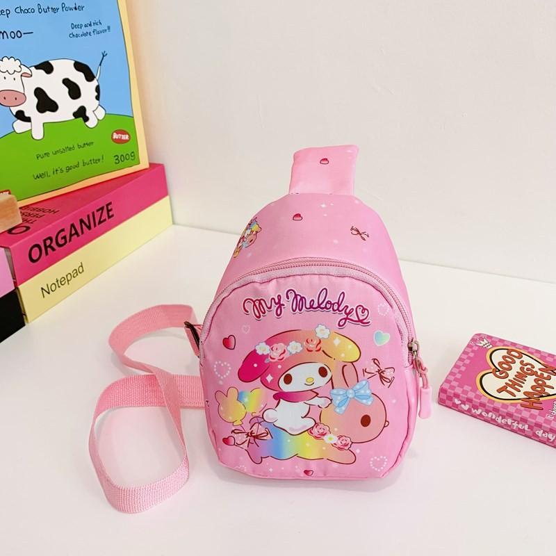 Print Delightful Anime Chest Bag For Children In Lovely Colors Perfect For Use Kindergarten