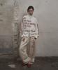 UNUSEDLAB Vintage Typography Only Zip-Up [White]