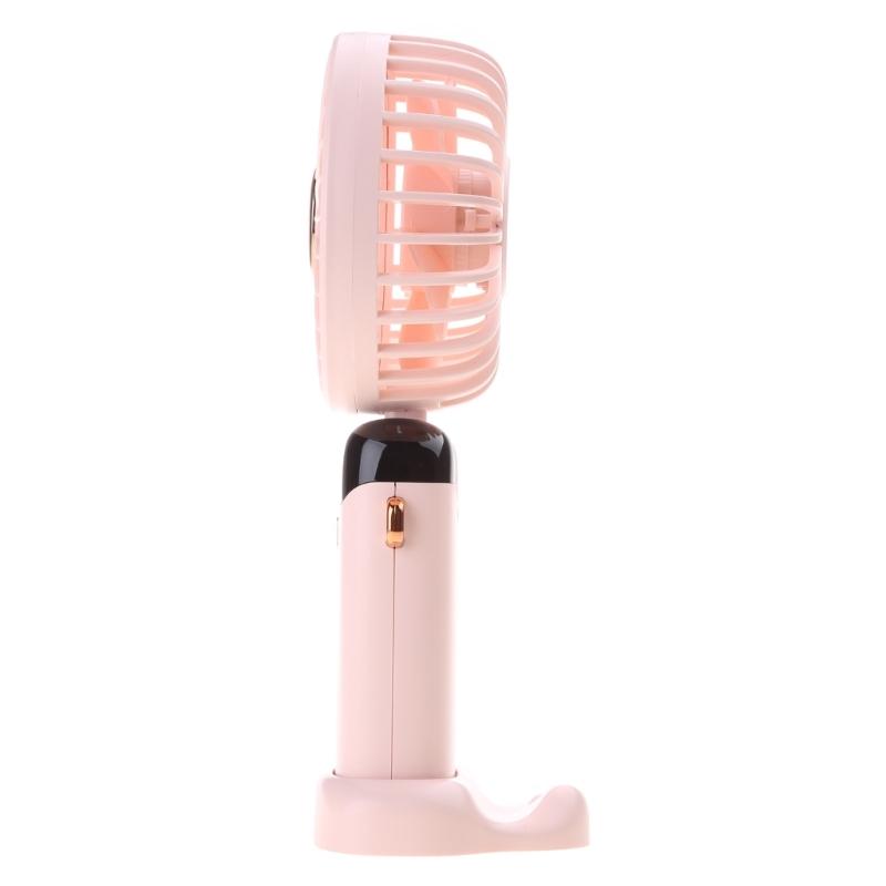 2024 New Usb Hand-held Fan Mini Portable Student Small Fans LED Digital Display