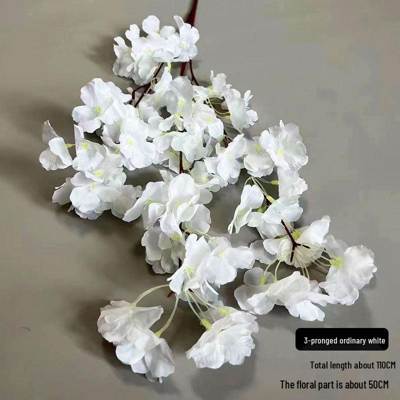 Artificial Cherry Blossom Branch - Dense 3-Prong/4-Prong Cherry Blossom Wedding Decoration