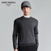 Men's Jacquard Knit Round Neck Pullover