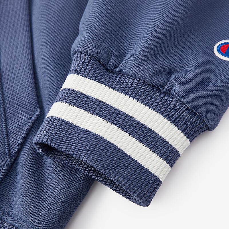 Champion Vintage College Style Zip-Up Hooded Sweatshirt