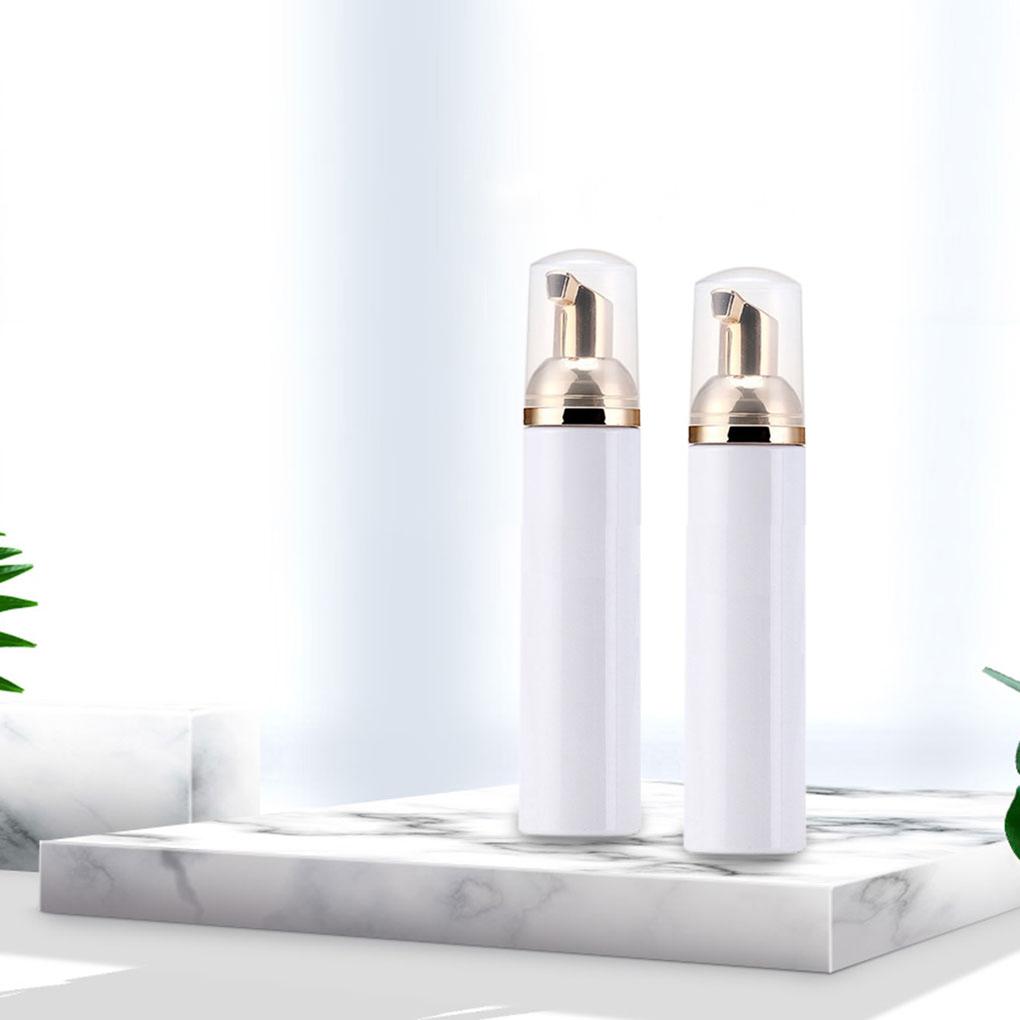 10 Stück Plastikschaumflasche mit silberfarbener Pumpe Leere Reiseschaumspender für Seife Shampoo 30/50/70/80/100ml