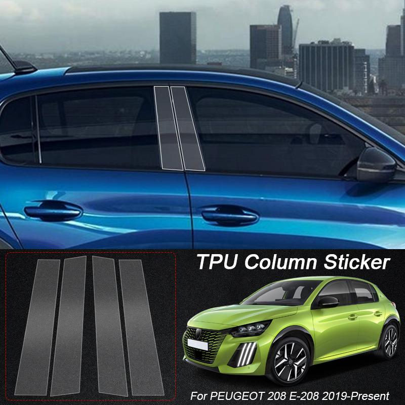 

B Pillar TPU Car Protective Film For PEUGEOT 208 308 E208 E308 408 GT 2008 3008 5008 Auto Window Body Paint Sticker Accessories