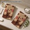 Clay Bear Soft Absorbent Towel, Cute Cookie Bear Quick Dry Bath Towel