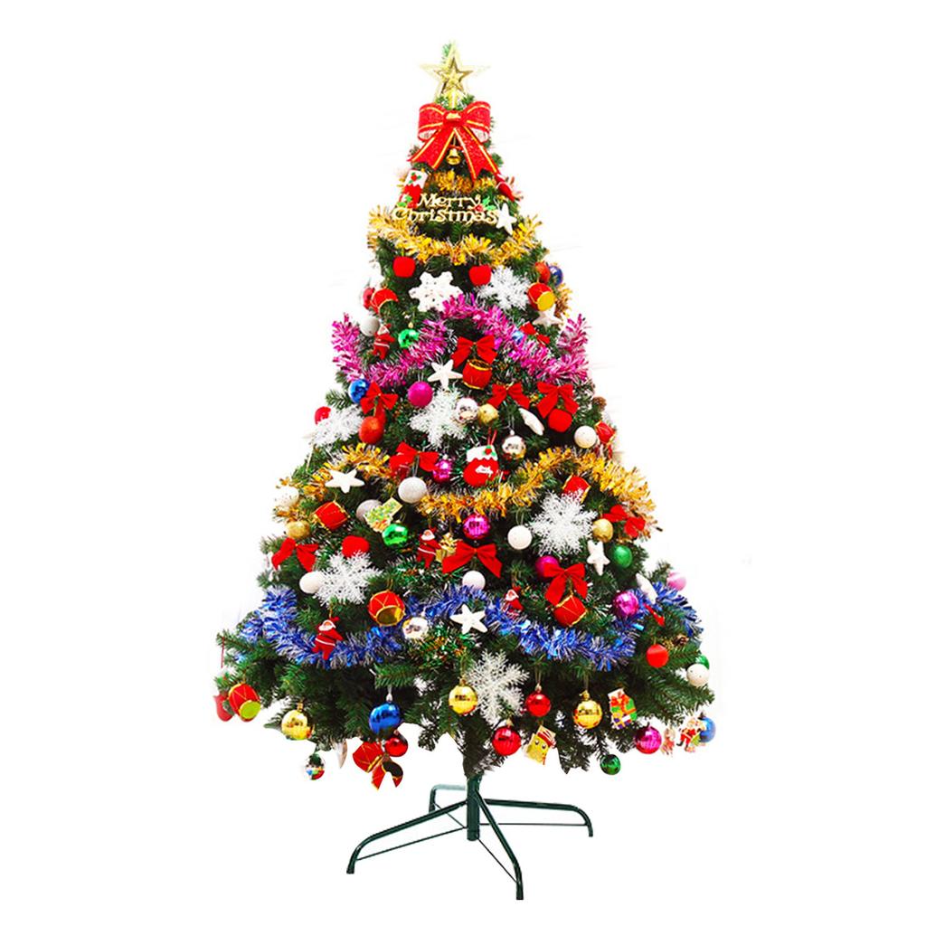 Foldable Christmas Tree  With Multiple Decorations For Kids Indoor Outdoor Decoration For Christmas Party Garden Home,Easily Assembled