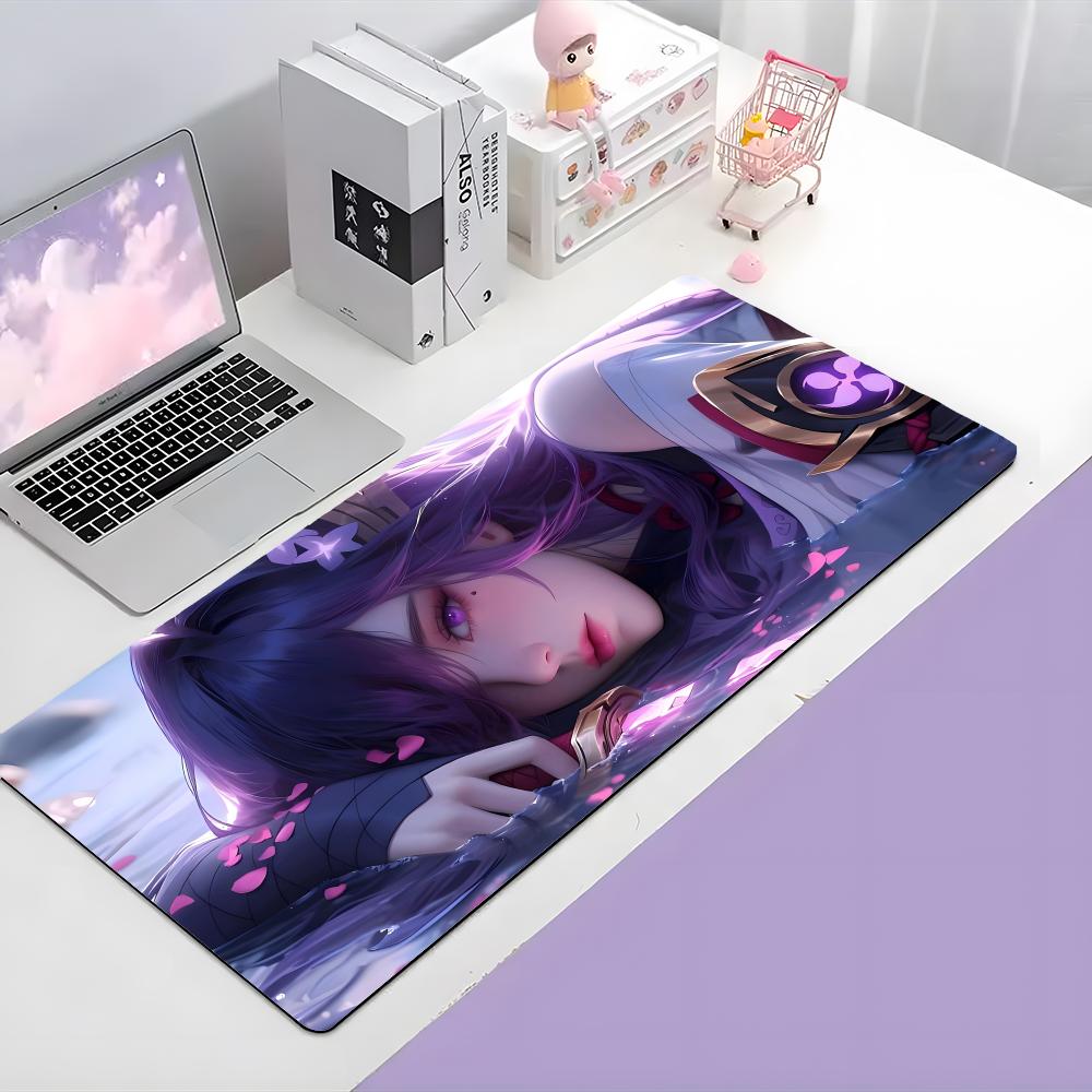 Game Powerful GGenshin Impact Mouse Pad Large Gaming Mousepad With Thick Stitched Edge NonSlip Desk Mat