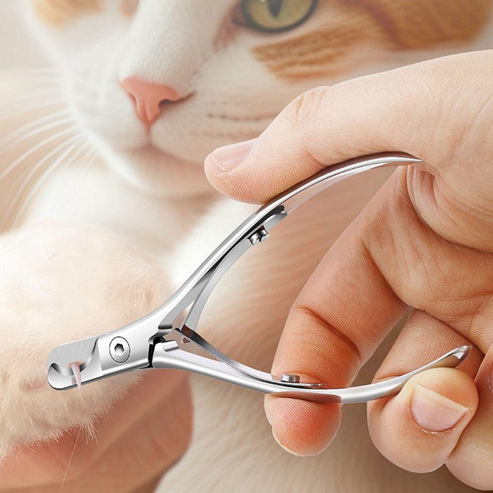Stainless Steel Dog Nail Cutter Heavy Duty Cat Nail Trimmer Easy Use Pet Grooming Tool  Small Dogs