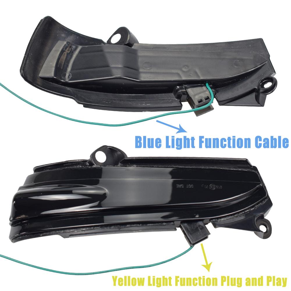 Car Accessories For FORD MONDEO MK5 2014-2019 MK V 5 LED Side Wing Dynamic Turn Signal Light Rearview Mirror Indicator Lamp 2Pcs