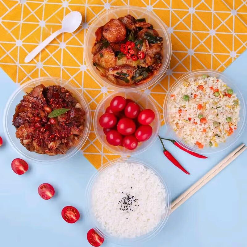 Xuyang Lancai 1000ml Round Disposable Takeout Bowls