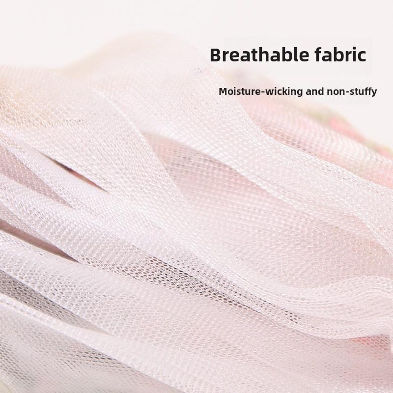 5 Pairs Spring and Summer Fashion Transparent Crystal Stockings Glass Silk Women's Boat Socks Flower Women's Socks