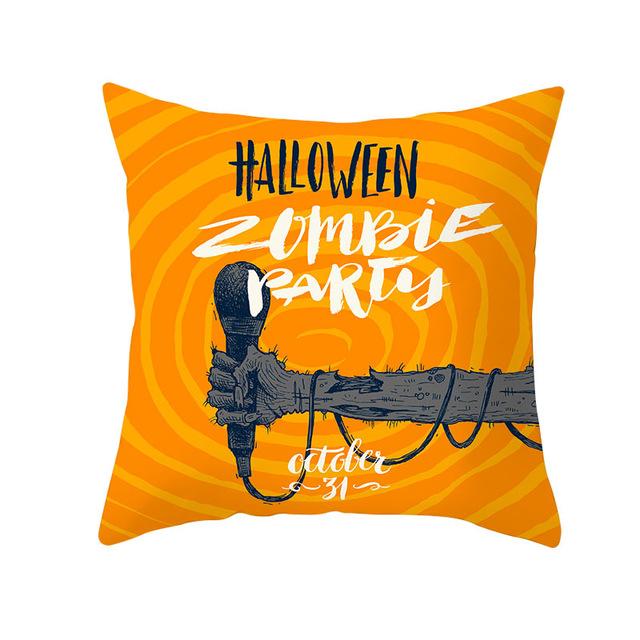 Halloween Cushion Cover Halloween Pumpkin Throw Pillow Case Halloween Printing Decorative Pillowcase Cushion Cover Zt212