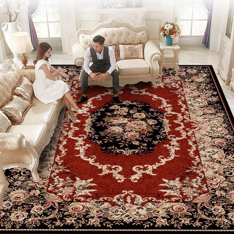 

European Style Living Room Carpet Home Sofa Coffee Table Floor Mat Bedroom Bedside Carpet 200 * 300 cm