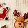 3D Embroidery Patch Christmas Felt Brooch Kit for Beginners, DIY Decorative Pins Set with Tools, Creative Sewing Projects Handmade Art Crafts Festive